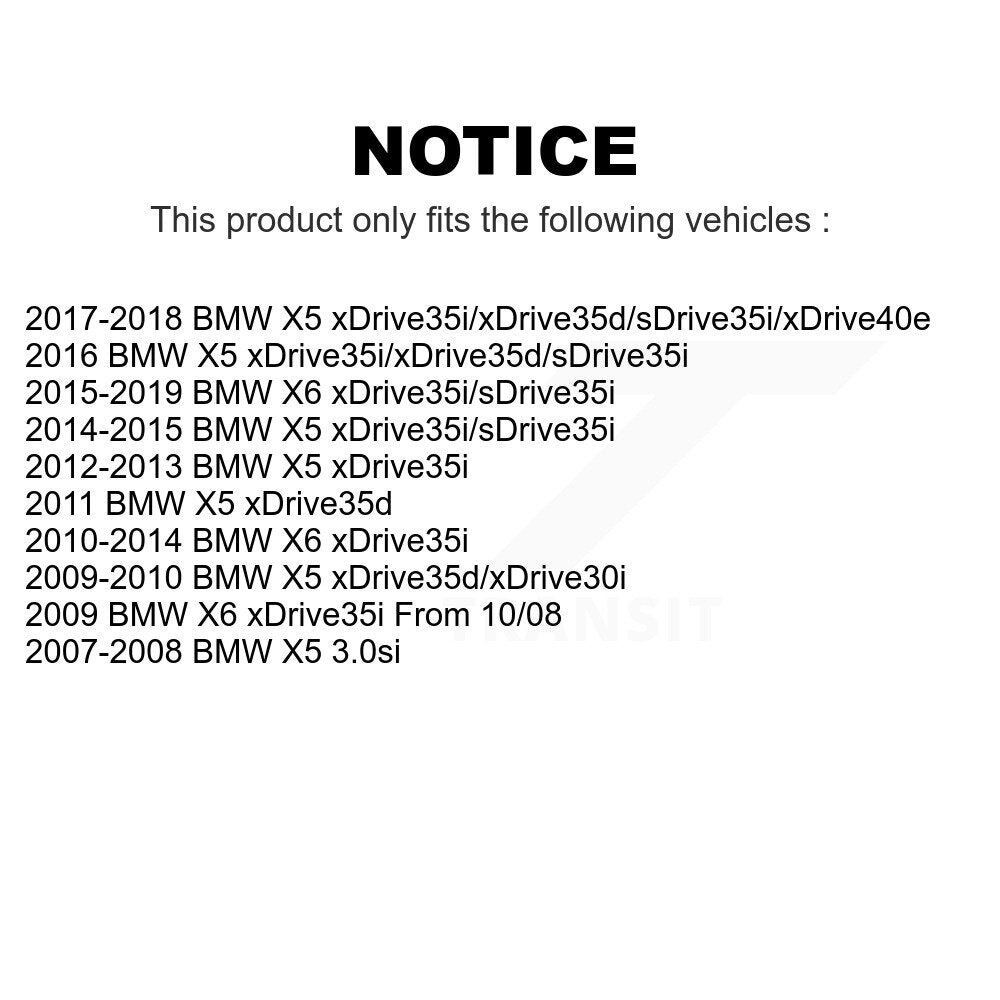 [Arrière] Kit de Disque de frein pour BMW X5 X6 K8-100866