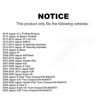 [Arrière] Kit de Disque de frein pour Jaguar XF XJ S-Type XK XKR XJ8 Vanden Plas XJR Super V8 XKR-S K8-100879