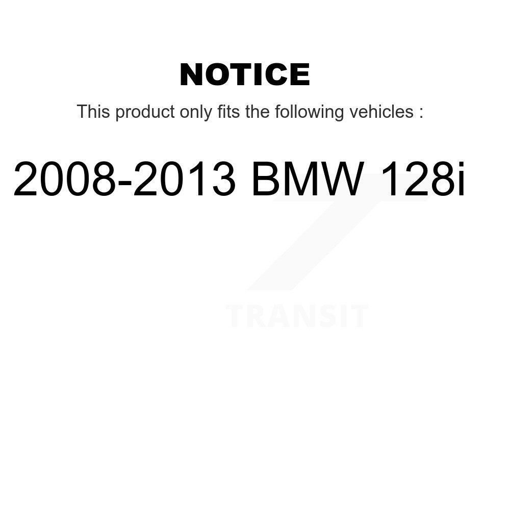 [Arrière] Kit de Disque de frein pour 2008-2013 BMW 128i K8-100887