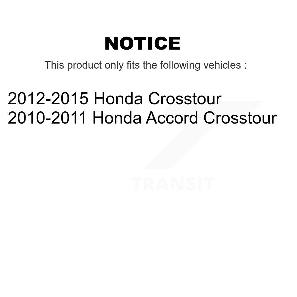 [Arrière] Kit de Disque de frein pour Honda Crosstour Accord K8-100914