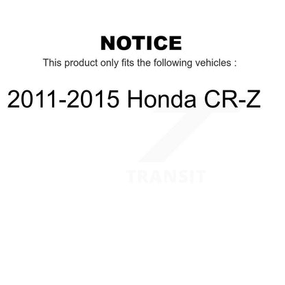 [Arrière] Kit de Disque de frein pour 2011-2015 Honda CR-Z K8-100915