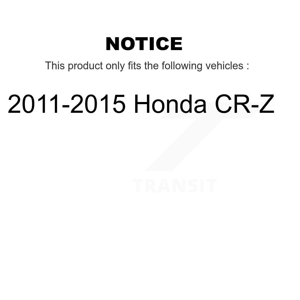 [Arrière] Kit de Disque de frein pour 2011-2015 Honda CR-Z K8-100915