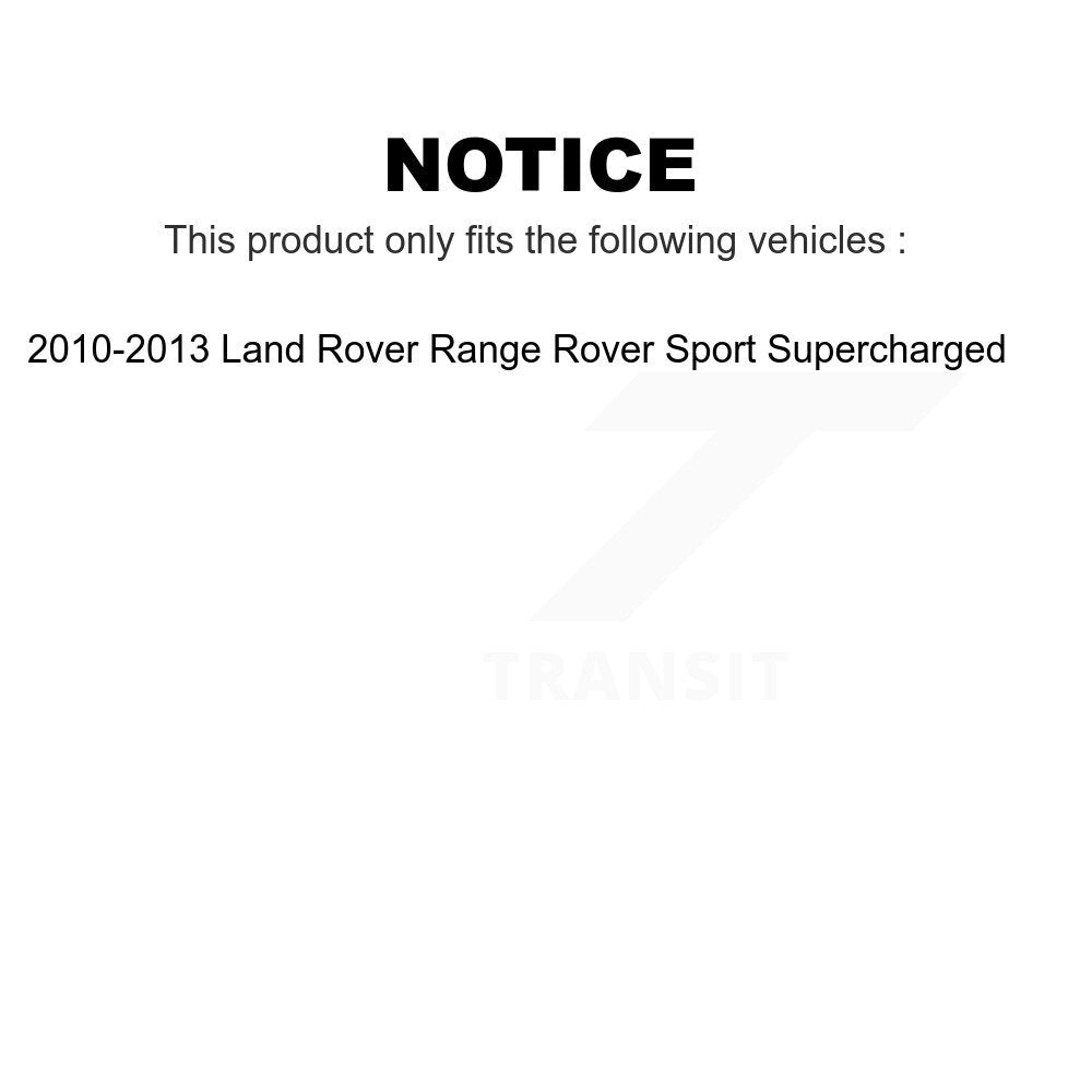 [Arrière] Kit de Disque de frein pour 2010-2013 Land Rover Range Sport Supercharged K8-100918