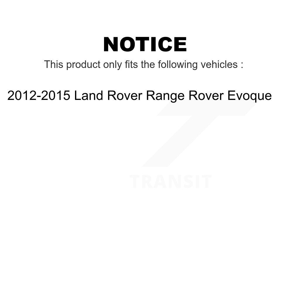 [Arrière] Kit de Disque de frein pour 2012-2015 Land Rover Range Evoque K8-100922