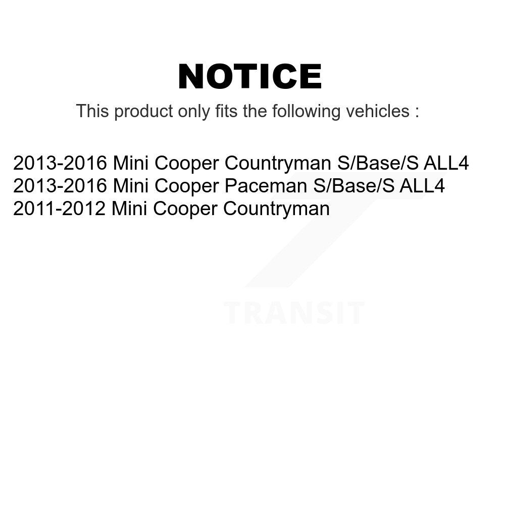[Arrière] Kit de Disque de frein pour Mini Cooper Countryman Paceman K8-100925