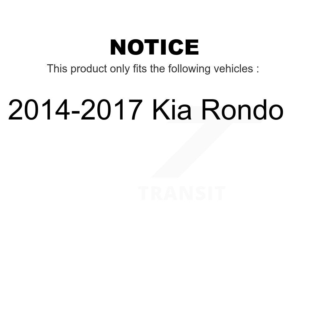 [Arrière] Kit de Disque de frein pour 2014-2017 Kia Rondo K8-100960