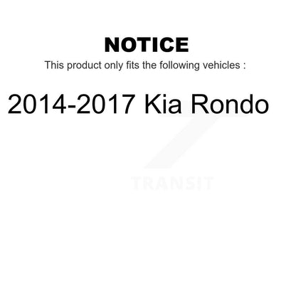 [Arrière] Kit de Disque de frein pour 2014-2017 Kia Rondo K8-100960