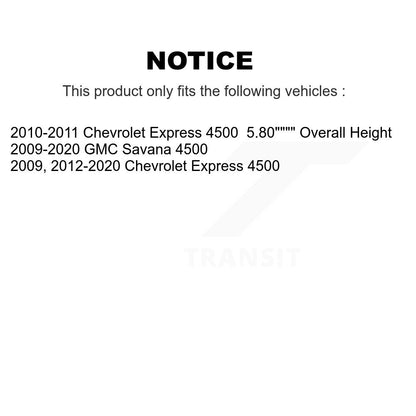 [Avant + Arrière] Kit de Disque de frein pour Chevrolet Express 4500 GMC Savana K8-100993