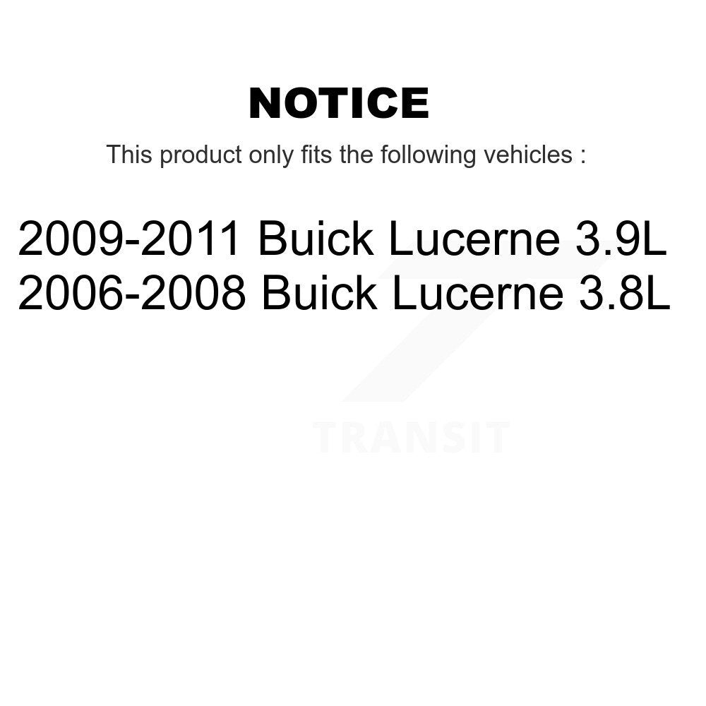 [Avant + Arrière] Kit de Disque de frein pour Buick Lucerne K8-101025