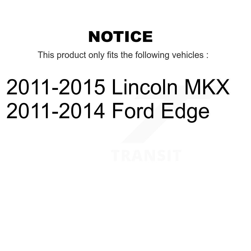 [Avant + Arrière] Kit de Disque de frein pour Ford Edge Lincoln MKX K8-101132