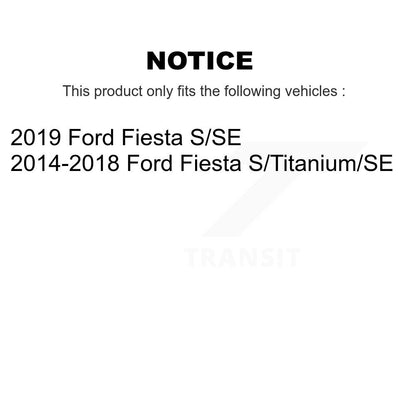 [Avant + Arrière] Kit de Disque de frein pour Ford Fiesta K8-101143