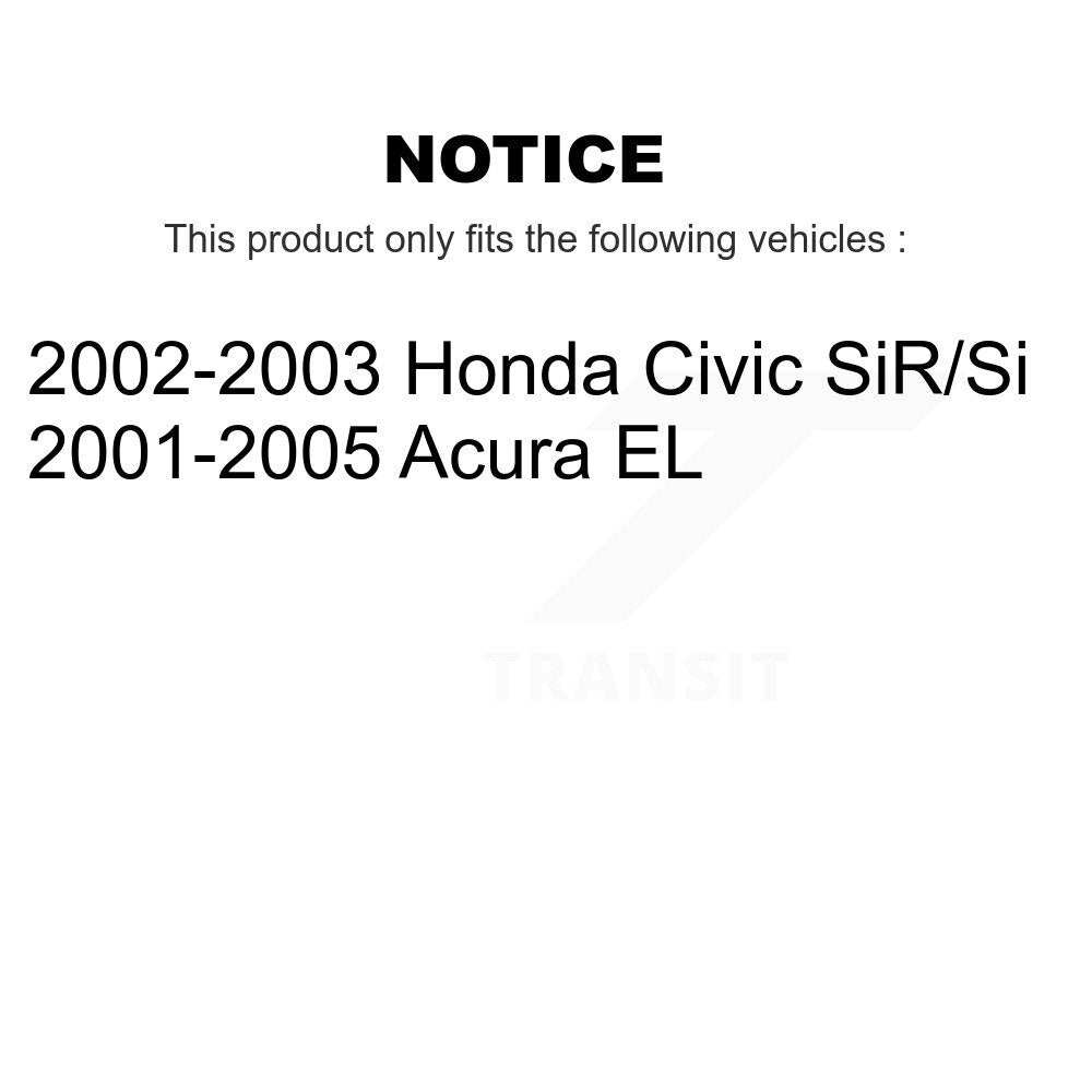 [Avant + Arrière] Kit de Disque de frein pour Honda Civic Acura EL K8-101234