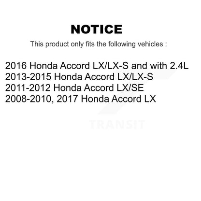 [Avant + Arrière] Kit de Disque de frein pour Honda Accord K8-101272