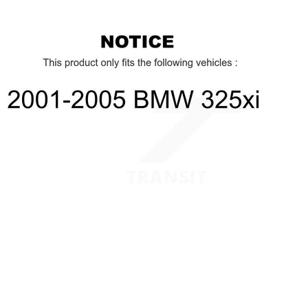 [Avant + Arrière] Kit de Disque de frein pour 2001-2005 BMW 325xi K8-101308