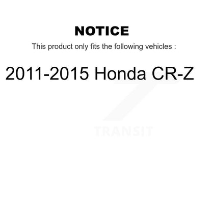 [Avant + Arrière] Kit de Disque de frein pour 2011-2015 Honda CR-Z K8-101323