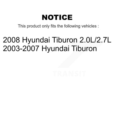 [Avant + Arrière] Kit de Disque de frein pour Hyundai Tiburon K8-101331