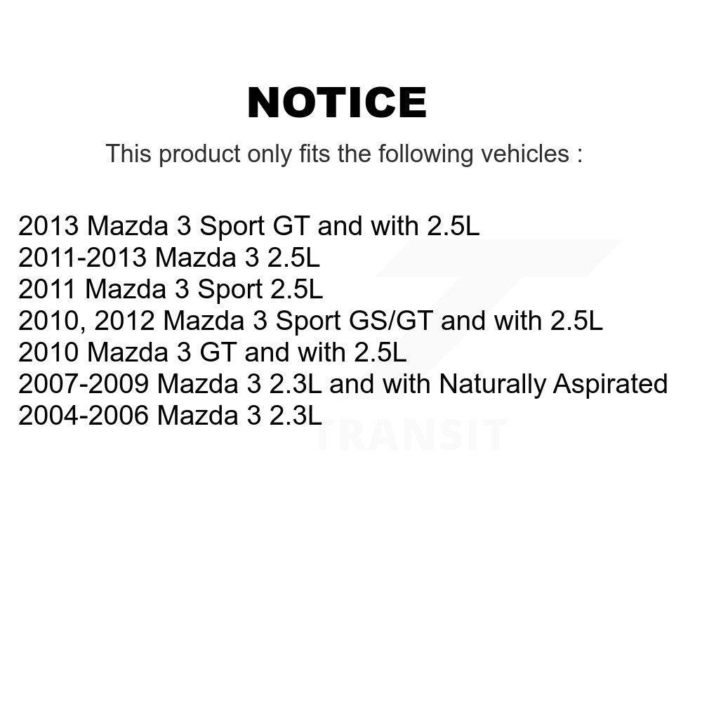 [Avant + Arrière] Kit de Disque de frein pour Mazda 3 Sport K8-101383