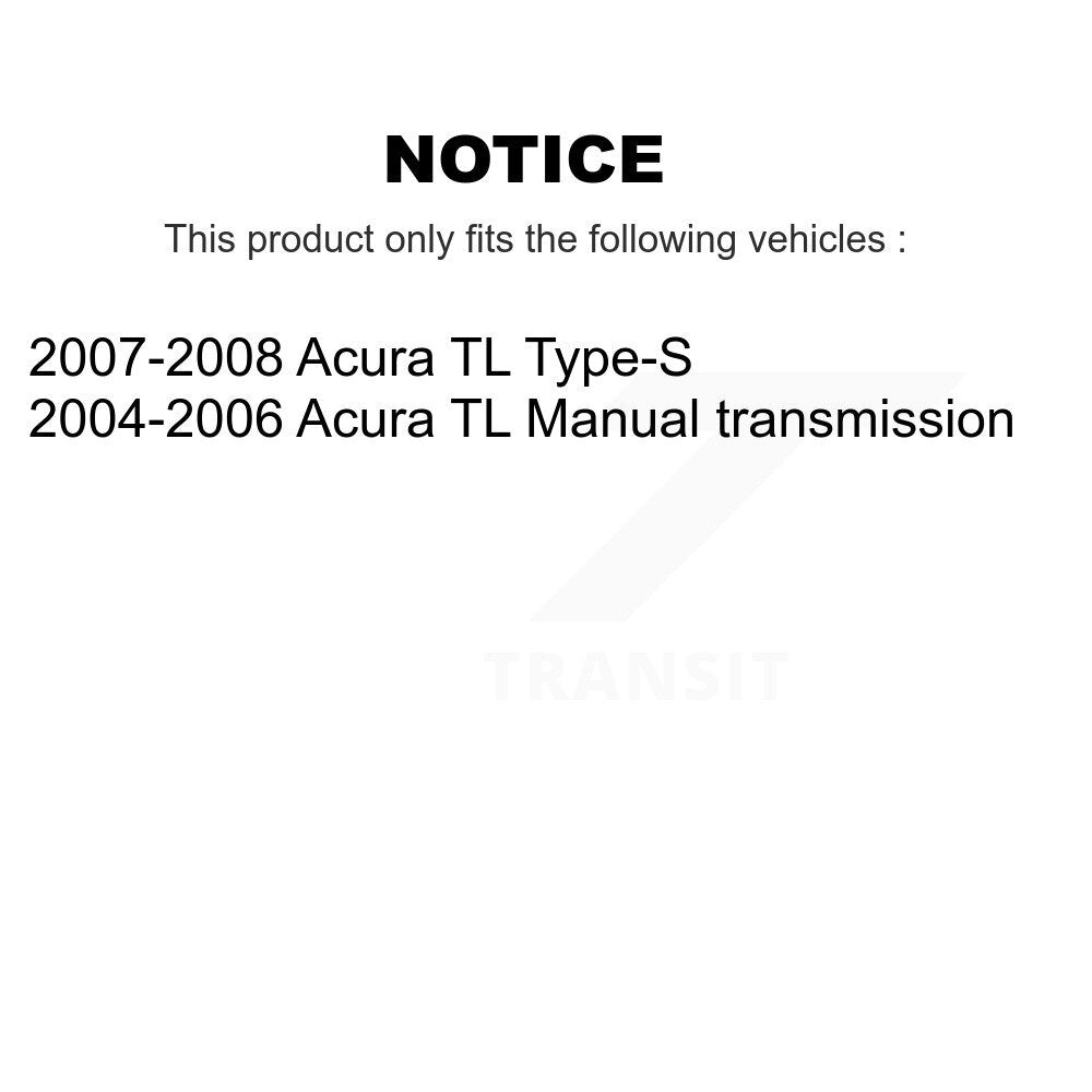 [Avant + Arrière] Kit de Disque de frein pour Acura TL K8-101390