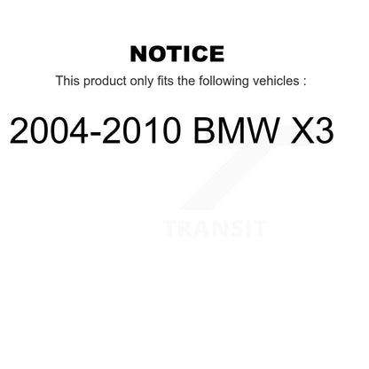 [Avant + Arrière] Kit de Disque de frein pour 2004-2010 BMW X3 K8-101431