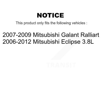 [Avant + Arrière] Kit de Disque de frein pour Mitsubishi Eclipse Galant K8-101441