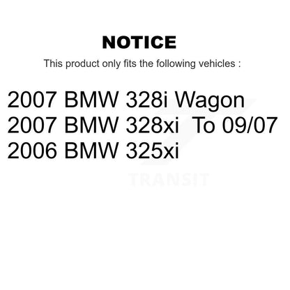 [Avant + Arrière] Kit de Disque de frein pour BMW 328i 328xi 325xi K8-101468