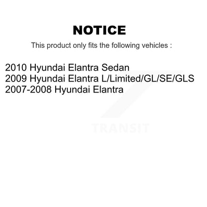 [Avant + Arrière] Kit de Disque de frein pour Hyundai Elantra K8-101474