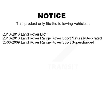 [Avant + Arrière] Kit de Disque de frein pour Land Rover Range Sport LR4 K8-101483