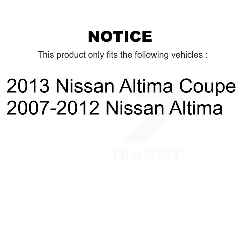 [Avant + Arrière] Kit de Disque de frein pour Nissan Altima K8-101491