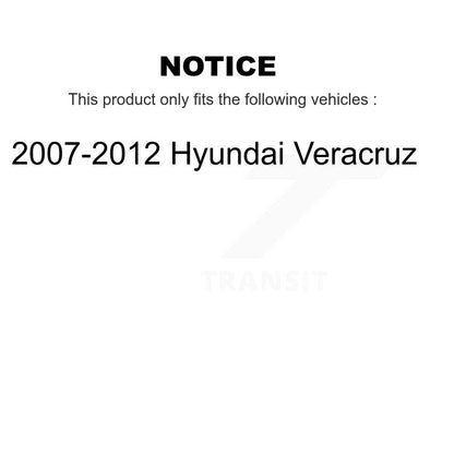 [Avant + Arrière] Kit de Disque de frein pour 2007-2012 Hyundai Veracruz K8-101520