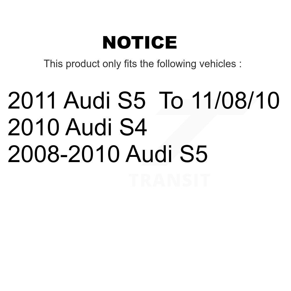 [Avant + Arrière] Kit de Disque de frein pour Audi S5 S4 K8-101550