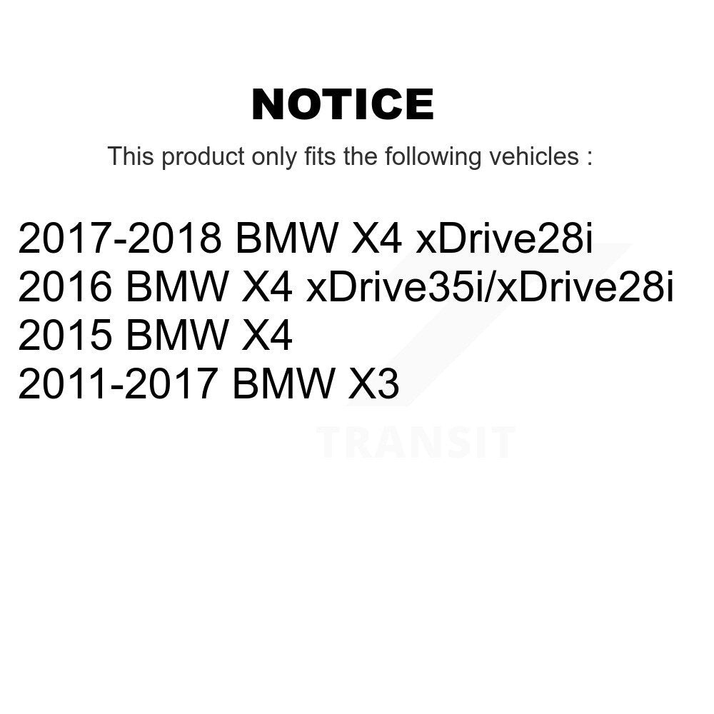 [Avant + Arrière] Kit de Disque de frein pour BMW X3 X4 K8-101591