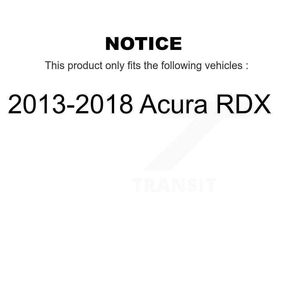 [Avant + Arrière] Kit de Disque de frein pour 2013-2018 Acura RDX K8-101610