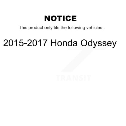 [Avant + Arrière] Kit de Disque de frein pour 2015-2017 Honda Odyssey K8-101617