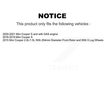 [Avant + Arrière] Kit de Disque de frein pour Mini Cooper K8-101637