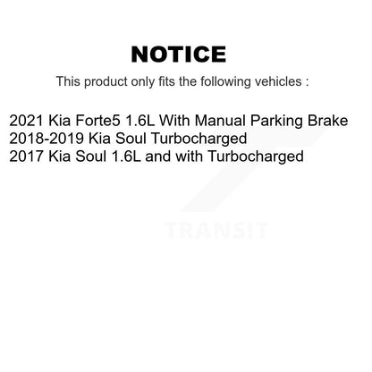 [Avant + Arrière] Kit de Disque de frein pour Kia Soul Forte K8-101640
