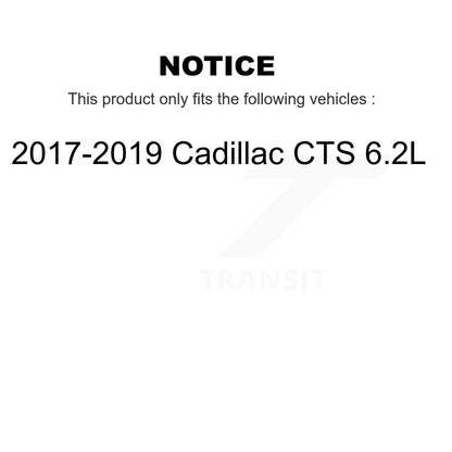 [Avant + Arrière] Kit de Disque de frein pour 2017-2019 Chevrolet Camaro Cadillac CTS K8-101665