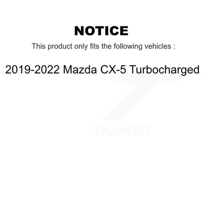 [Avant + Arrière] Kit de Disque de frein pour 2019-2022 Mazda CX-5 Turbocharged K8-101725