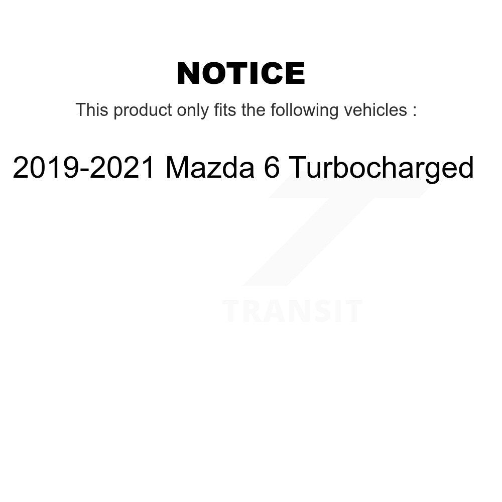 [Avant + Arrière] Kit de Disque de frein pour 2019-2021 Mazda 6 Turbocharged K8-101726