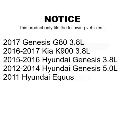 [Avant] Kit de Disque de frein pour Hyundai Genesis G80 Equus Kia K900 K8-101754