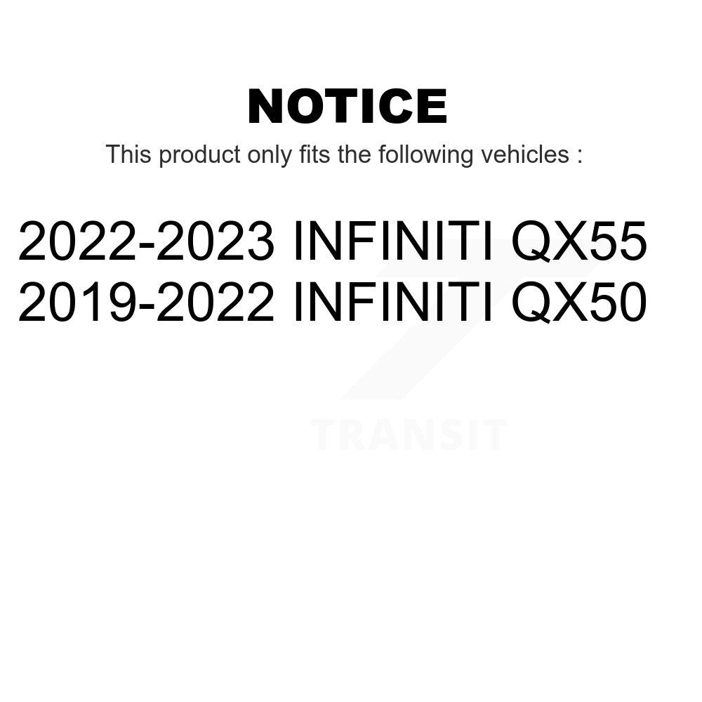 [Avant] Kit de Disque de frein pour INFINITI QX50 QX55 K8-101771