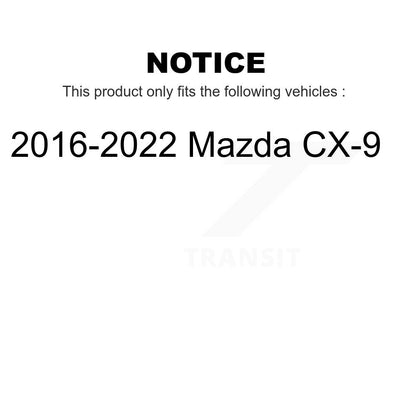 [Arrière] Kit de Disque de frein pour 2016-2022 Mazda CX-9 K8-101793