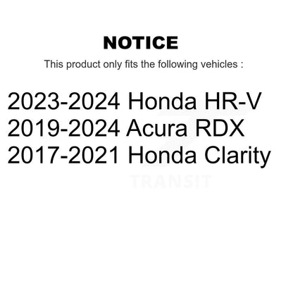 [Arrière] Kit de Disque de frein pour 2019-2023 Acura RDX K8-101799