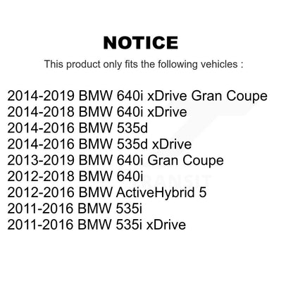 [Avant] Kit de Disque de frein pour BMW 535i xDrive 640i Gran Coupe 535d ActiveHybrid 5 K8-101804