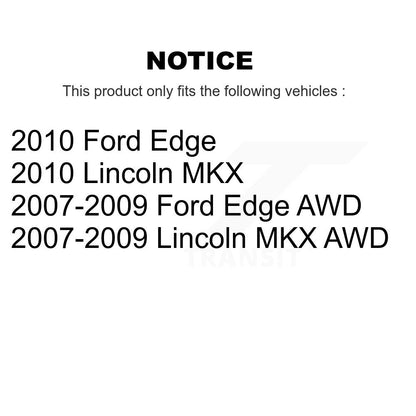 [Avant + Arrière] Kit de Disque de frein pour Ford Edge Lincoln MKX K8-101811