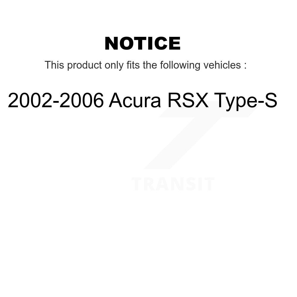 [Avant + Arrière] Kit de Disque de frein pour 2002-2006 Acura RSX Type-S K8-101812