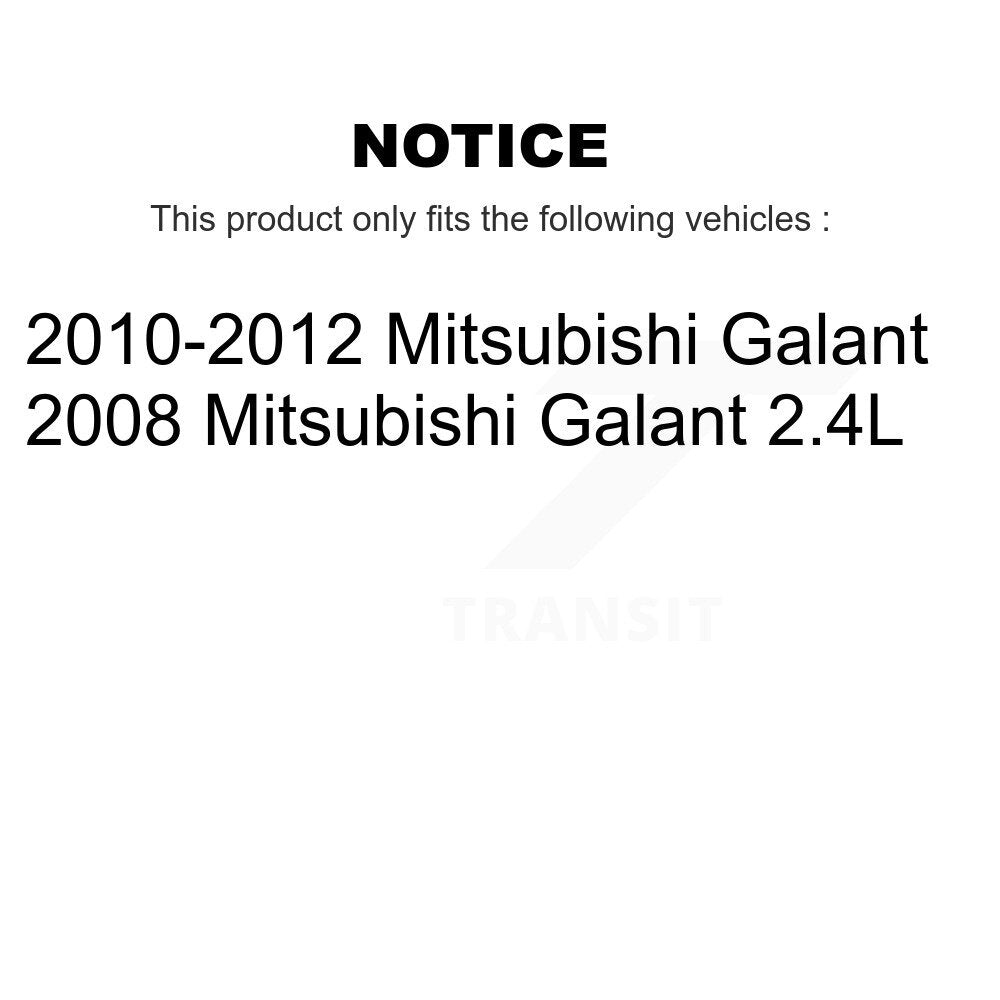 [Avant] Kit de Disque de frein pour Mitsubishi Galant K8-101822