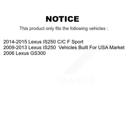 [Avant] Kit de Disque de frein pour Lexus IS250 GS300 K8-101842