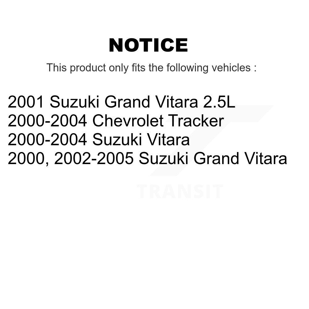 [Arrière] Kit de Tambour de frein pour Chevrolet Tracker Suzuki Grand Vitara K8-101851
