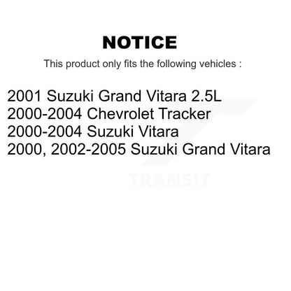[Arrière] Kit de Tambour de frein pour Chevrolet Tracker Suzuki Grand Vitara K8-101851