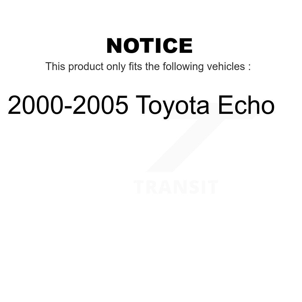 [Arrière] Kit de Tambour de frein pour 2000-2005 Toyota Echo K8-101865